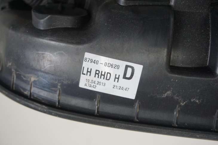 TOYOTA YARIS III LUSTERKO LEWE 87940-0D620 - obrazek 3