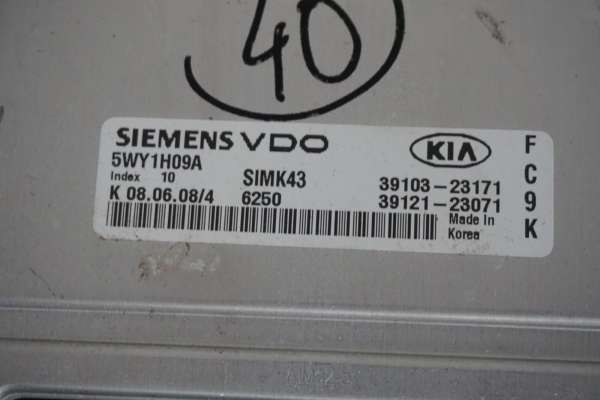 KIA SPORTAGE II STEROWNIK SILNIKA 2.0B 39103-23171 - obrazek 2