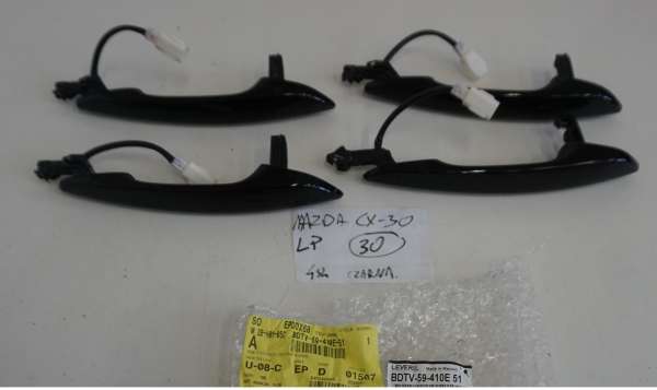 MAZDA 3 BP CX-30 KLAMKA PRZEDNIA PRAWA ZEW. CZARNA 41W BDTV-59-410E-51 - obrazek 6