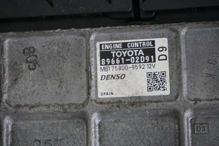 TOYOTA AURIS I E15 STEROWNIK SILNIKA 89661-02D91 - obrazek 2