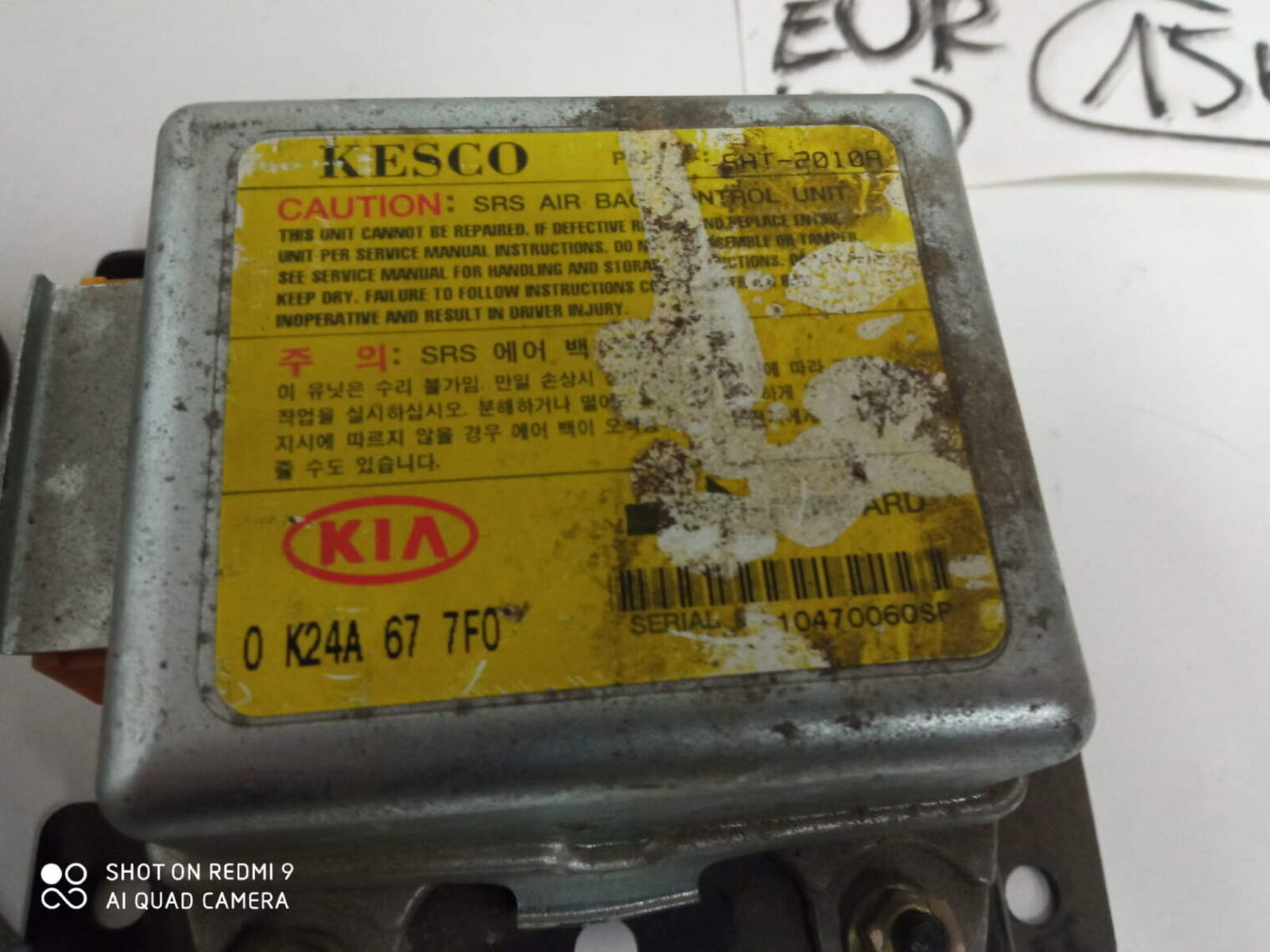 Kia Sephia 1999r Poduszki Powietrzne Pasy Airbag Komplet 0k24a677f0 - obrazek 7