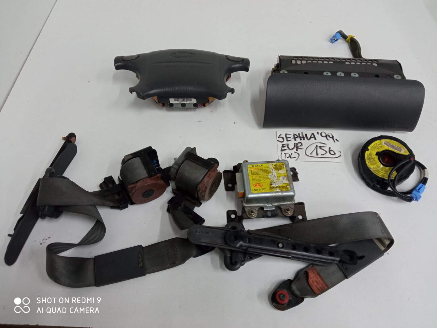 Kia Sephia 1999r Poduszki Powietrzne Pasy Airbag Komplet 0k24a677f0