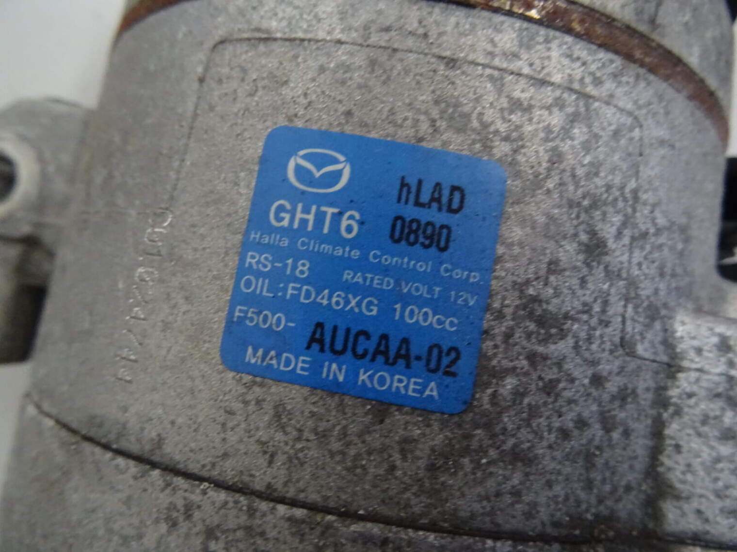 Mazda 6 Gj Kompresor Klimatyzacji F500-Aucaa-02 Ght6 0890 - obrazek 3