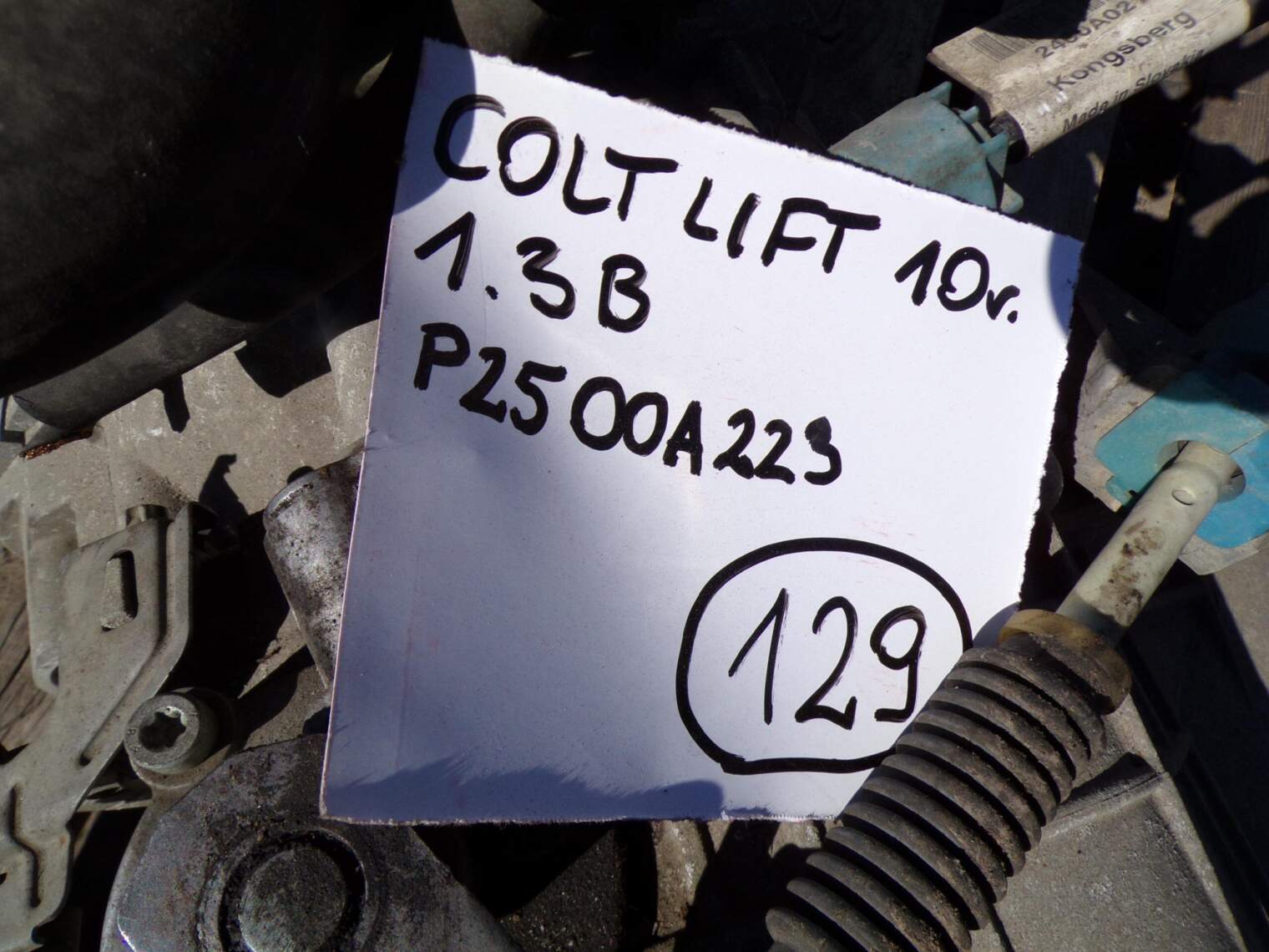 MITSUBISHI COLT LIFT Z30 VI SILNIK 1.3B MN195894 SKRZYNIA BIEGÓW P2500A229 - obrazek 4