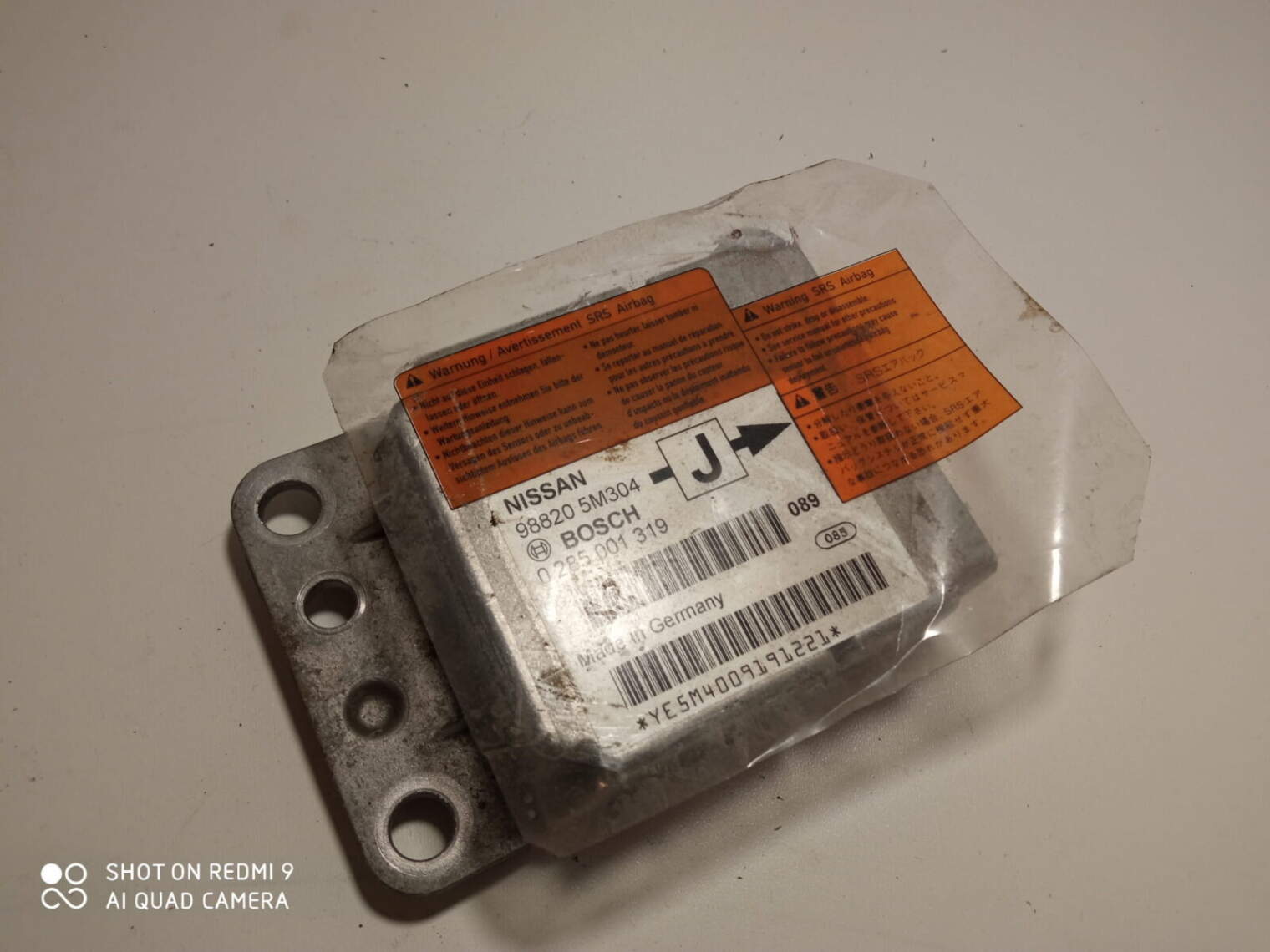 Nissan Almera N16 Sterownik Poduszek Airbag 0285001319