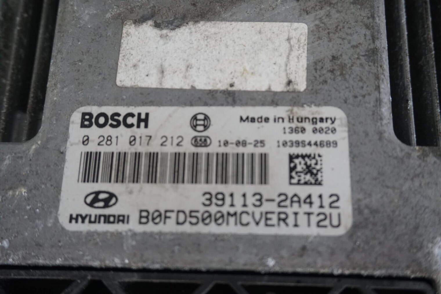 Hyundai I30 Lift Sterownik Silnika 39113-2a412 - obrazek 2