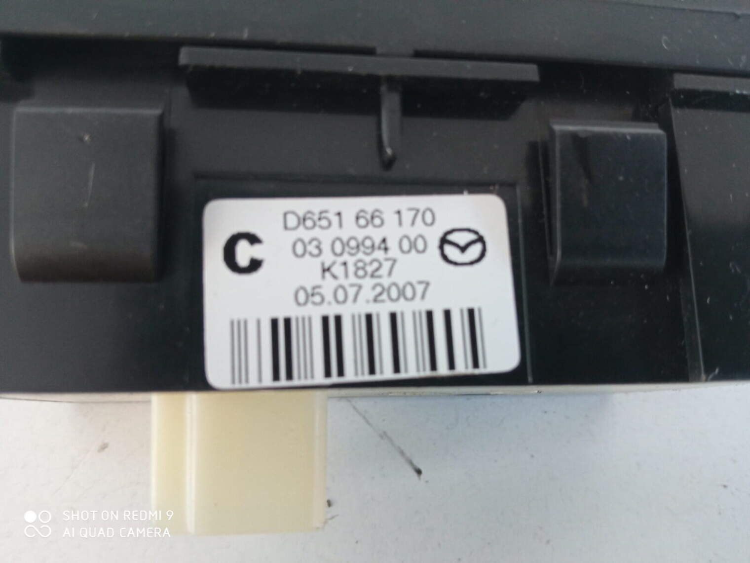 Mazda 2 De 2007-2014r Przycisk Pokrętło Świateł D65166170 - obrazek 3