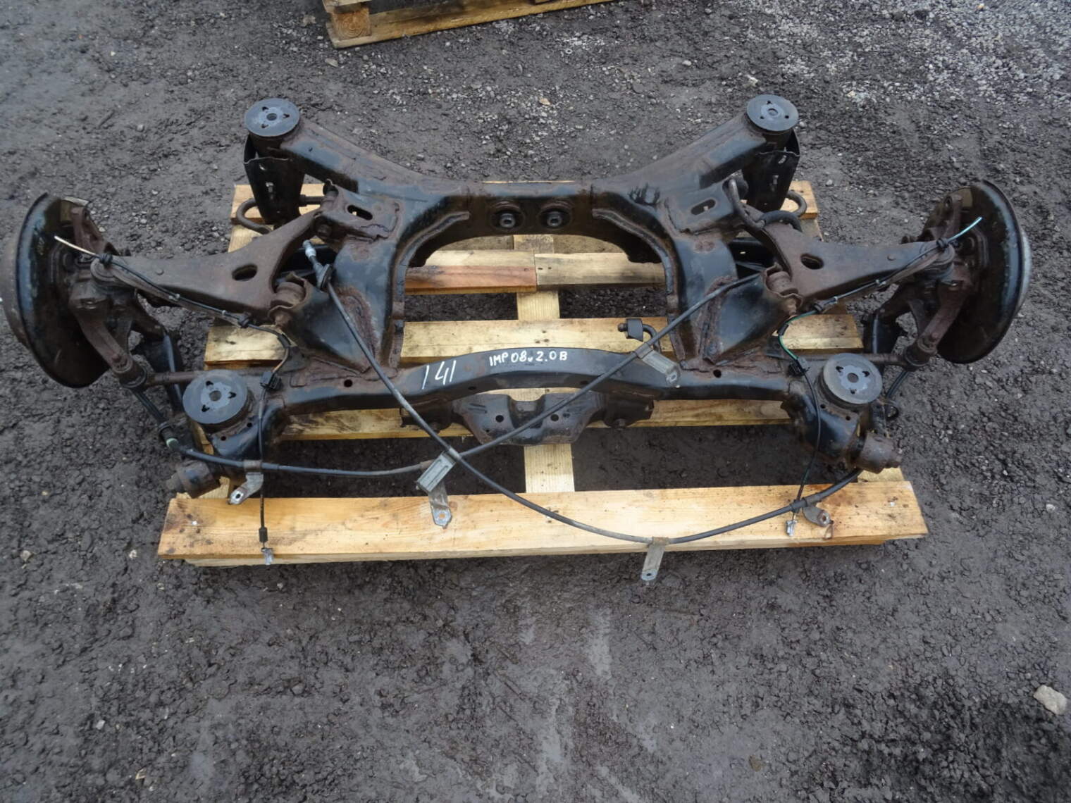 Subaru Impreza Gh 2009r 2.0b Belka Tylnego Zawieszenia Wahacz Zwrotnica