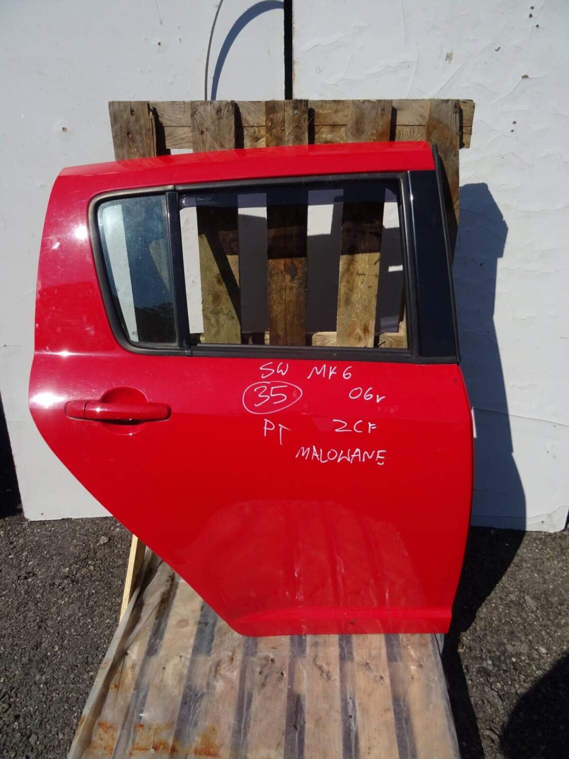 Suzuki Swift Mk6 III Drzwi Prawe Tylne Zcf Szyba