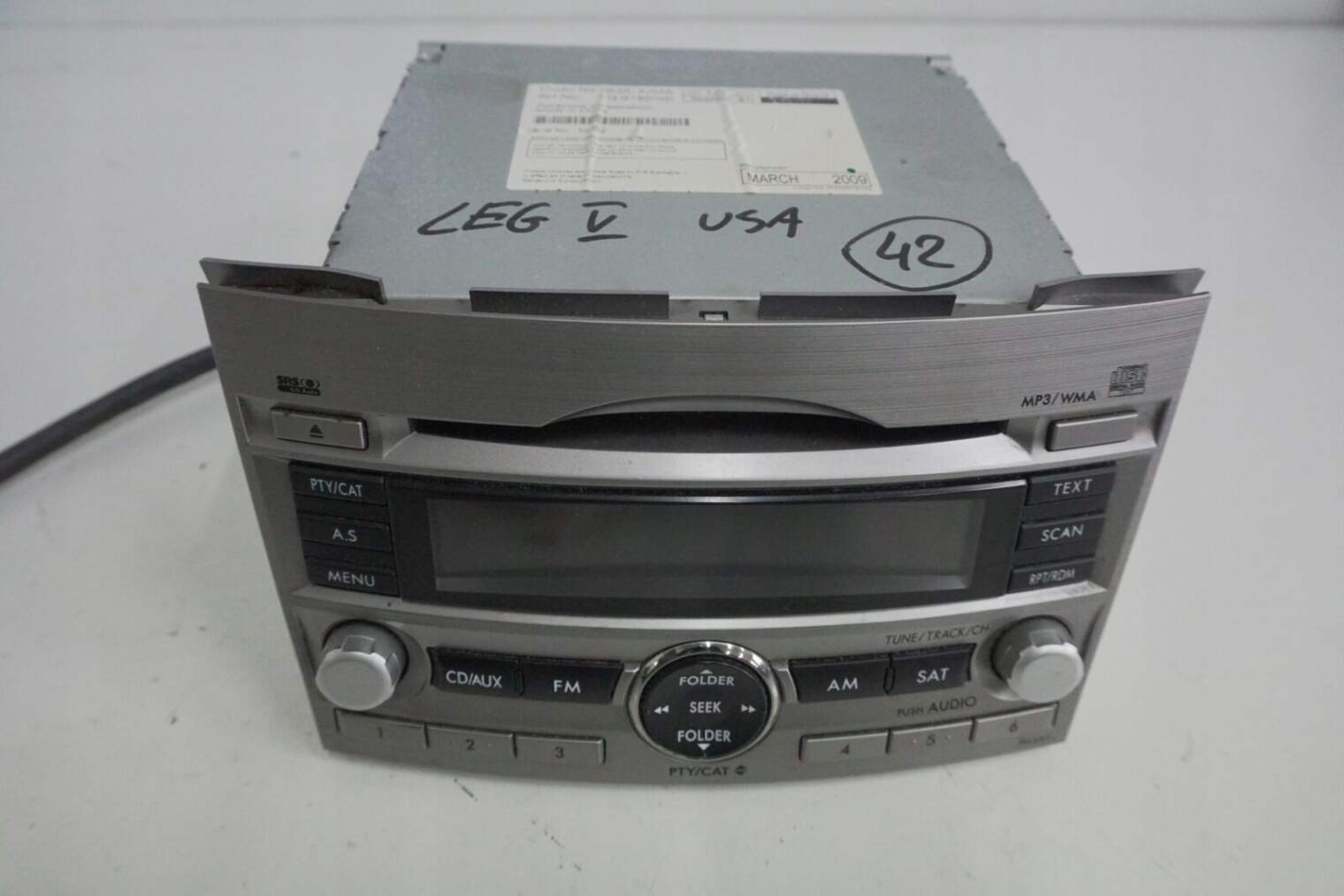 Subaru Legacy V Radioodtwarzacz 86201aj64a Usa