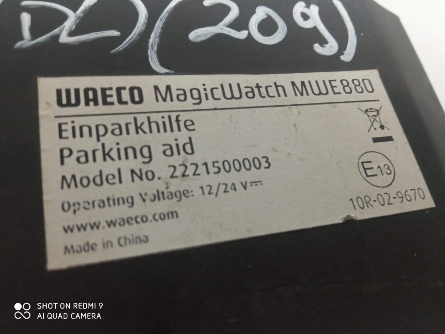 Waeco Magicwatch Mwe880 Moduł Wspomagania Parkowania 2221500003 - obrazek 3