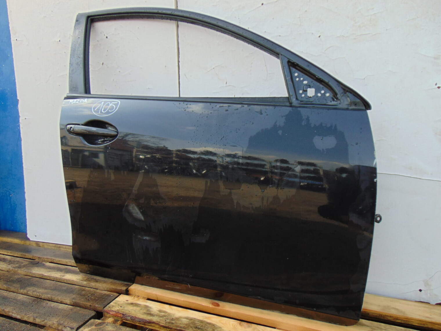 Mazda 3 BL Drzwi Prawe Przednie 16w Nr.105