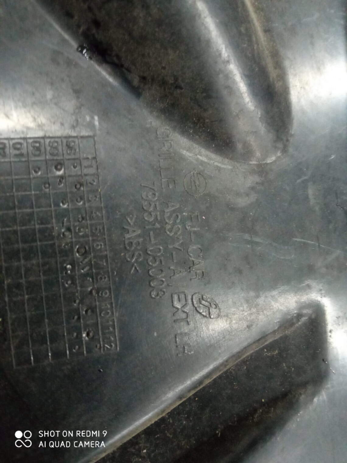 Daewoo Musso 2000r Listwa Osłona Szyby Prawa Lewa Tylna Tyl 79551-05003 79561-05003 - obrazek 3