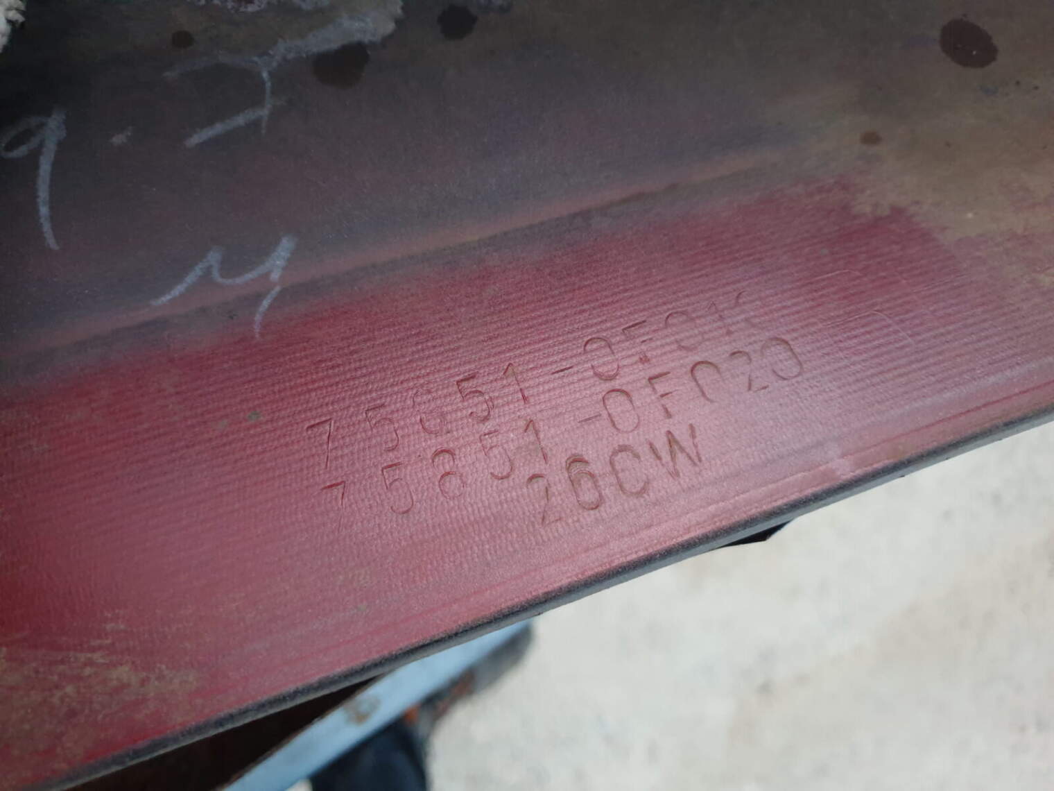 Toyota Corolla Verso II Listwa Nakładka Progowa Prawa 75851-0f010 - obrazek 5