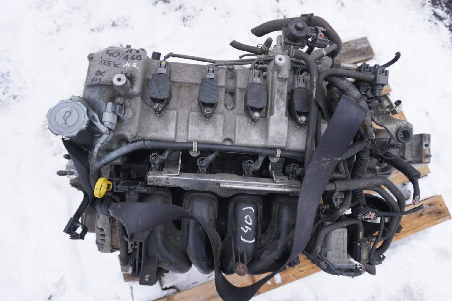 Mazda 3 Bl Silnik 1.6b 1.6mzr Blok Głowica