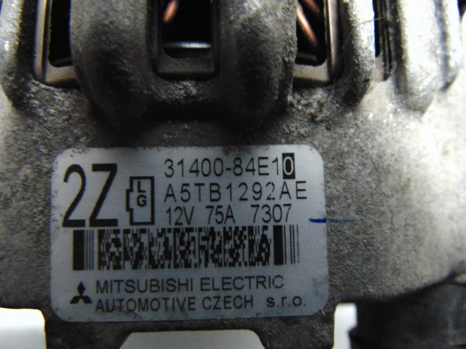 Fiat Sedici Alternator 31400-84e10 A5tb1292ae - obrazek 2