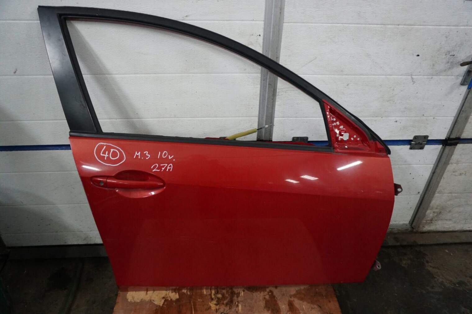 Mazda 3 Bl Drzwi Prawe Przednie 27a Szyba Nr.40