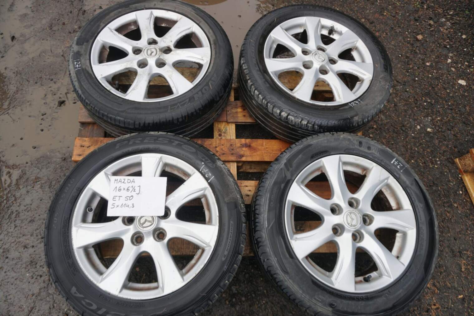 Mazda 3 Bl Felgi 16 5x114.3 205/55r16 Et50 Nr.27