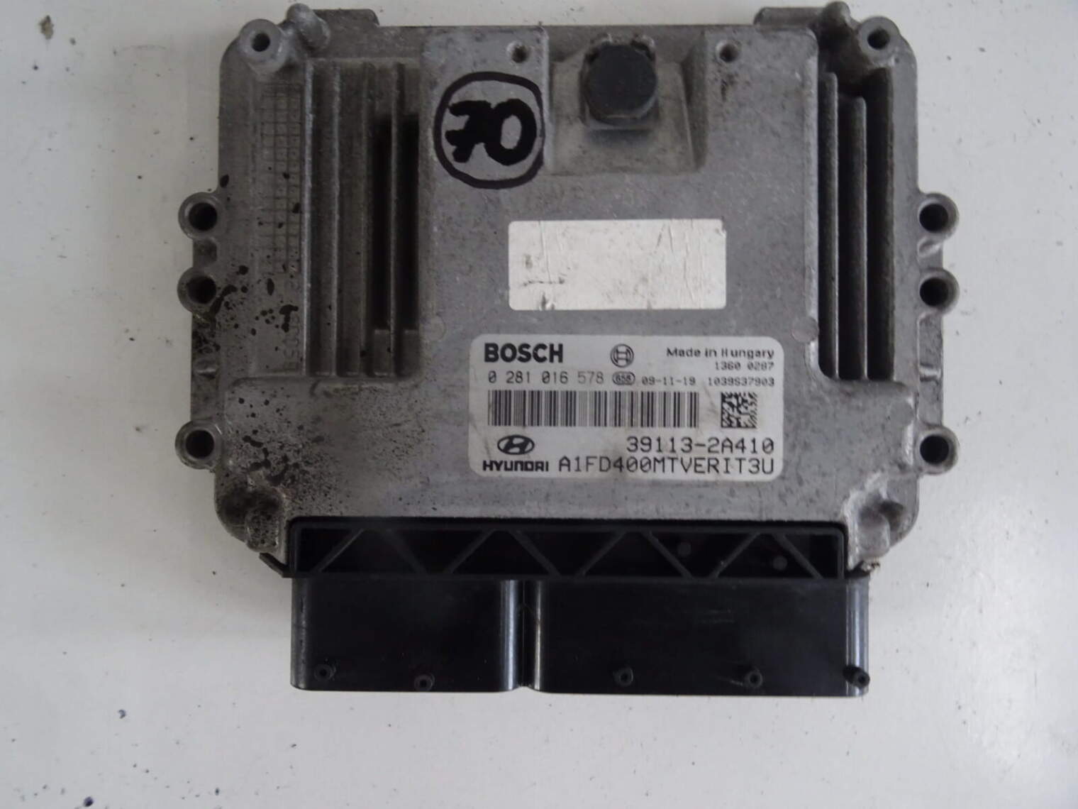 Hyundai I30 1.6crdi Sterownik Silnika 39113-2a410 Bosch O281016578