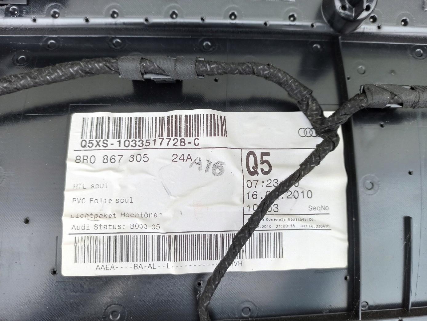 Audi Q5 Boczek Drzwi Lewy Tył - obrazek 7