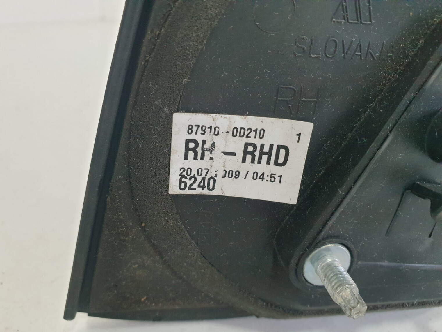 Toyota Yaris II Lift Lusterko Prawe 87910-0d210 209 - obrazek 6