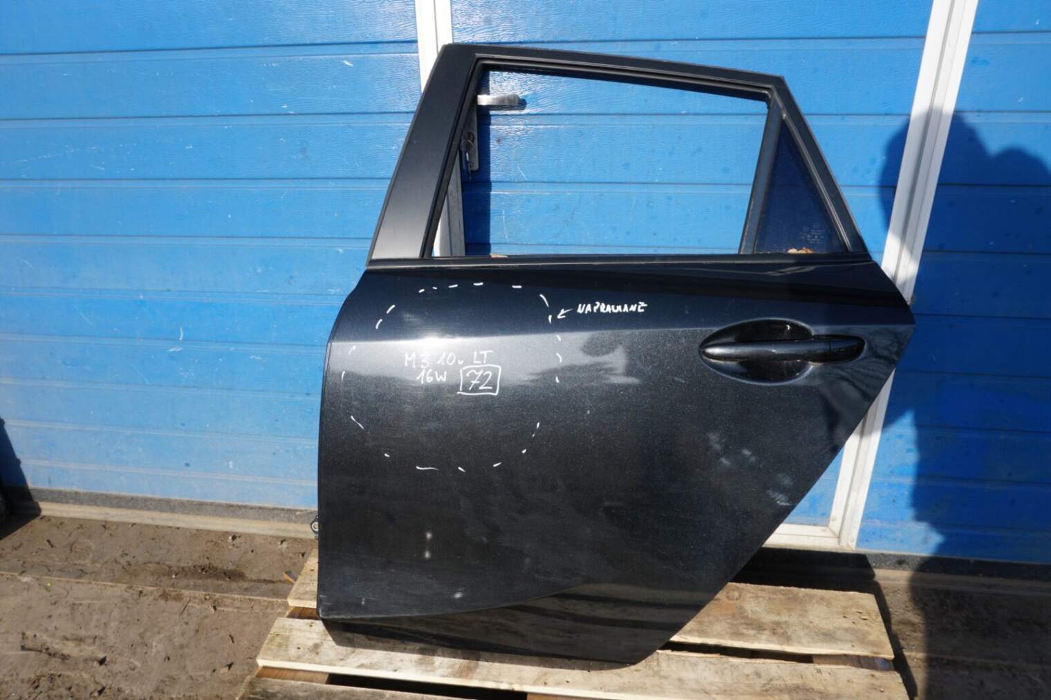Mazda 3 Bl Drzwi Lewe Tylne 16w Szyba Nr.72