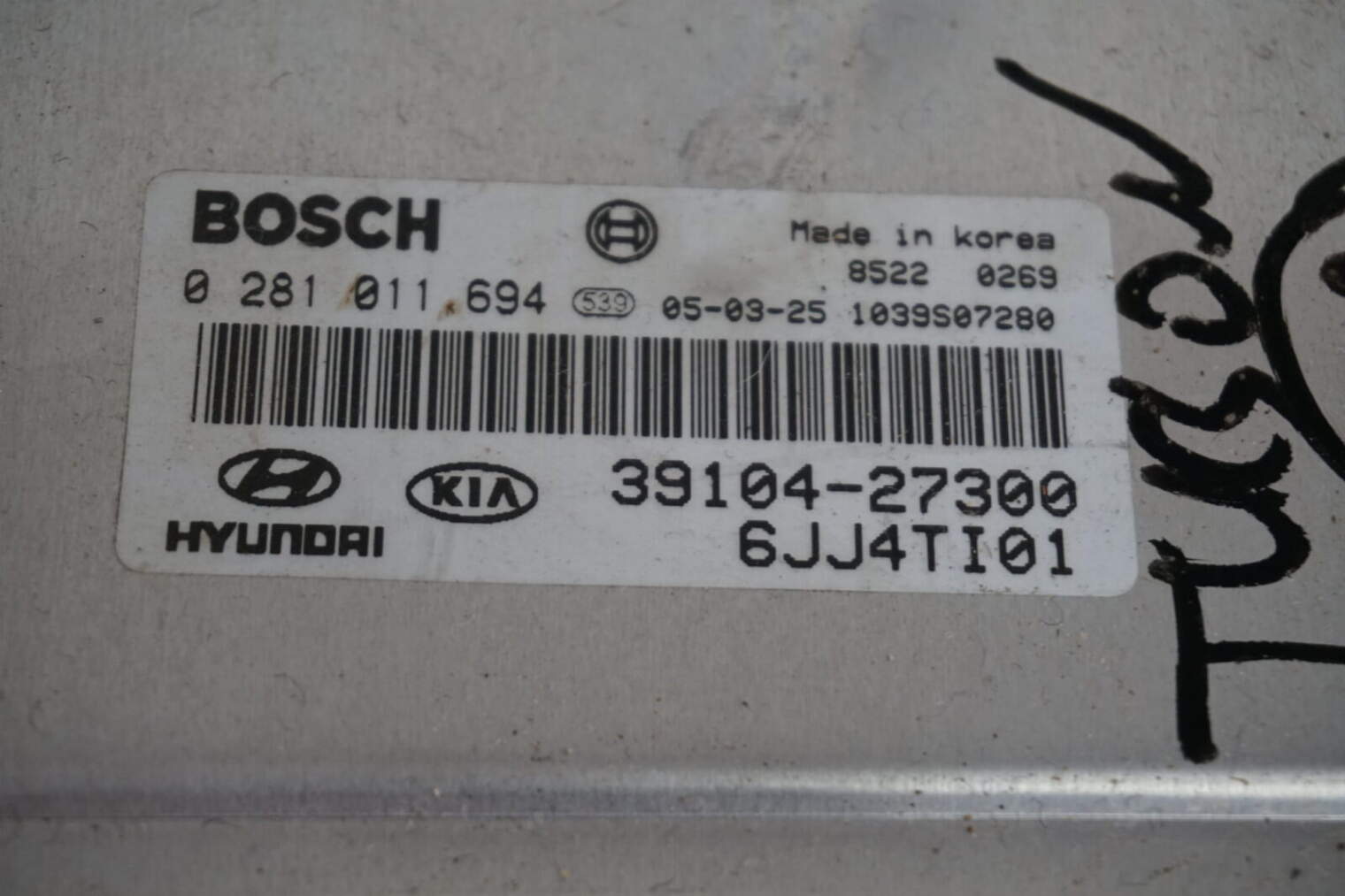 Hyundai Tucson 2006r 2.0d Komputer Stacyjka Zestaw Startowy 39104-27300 - obrazek 5