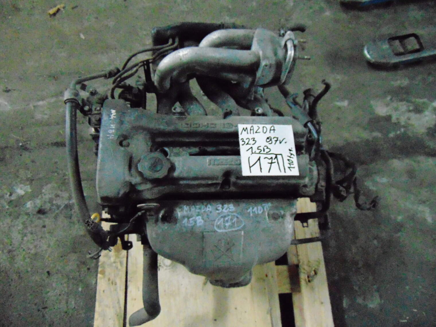 Mazda 323 1997r Silnik 1.5b
