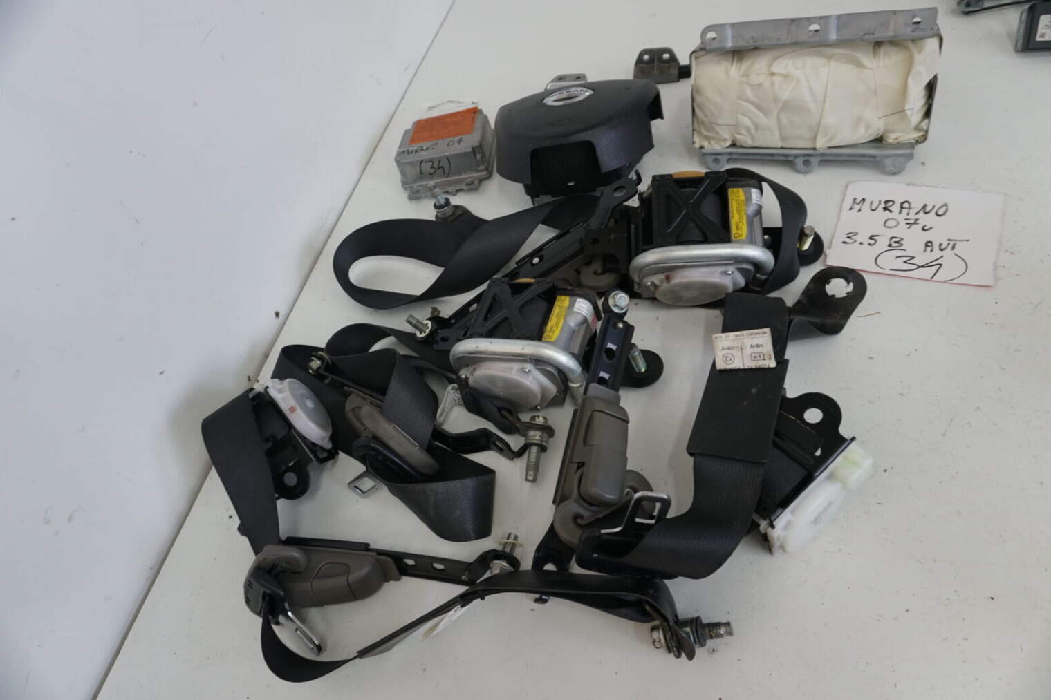 Nissan Murano Z50 2007r Poduszki Powietrzne Zestaw Airbag 98820cc000 47945as500