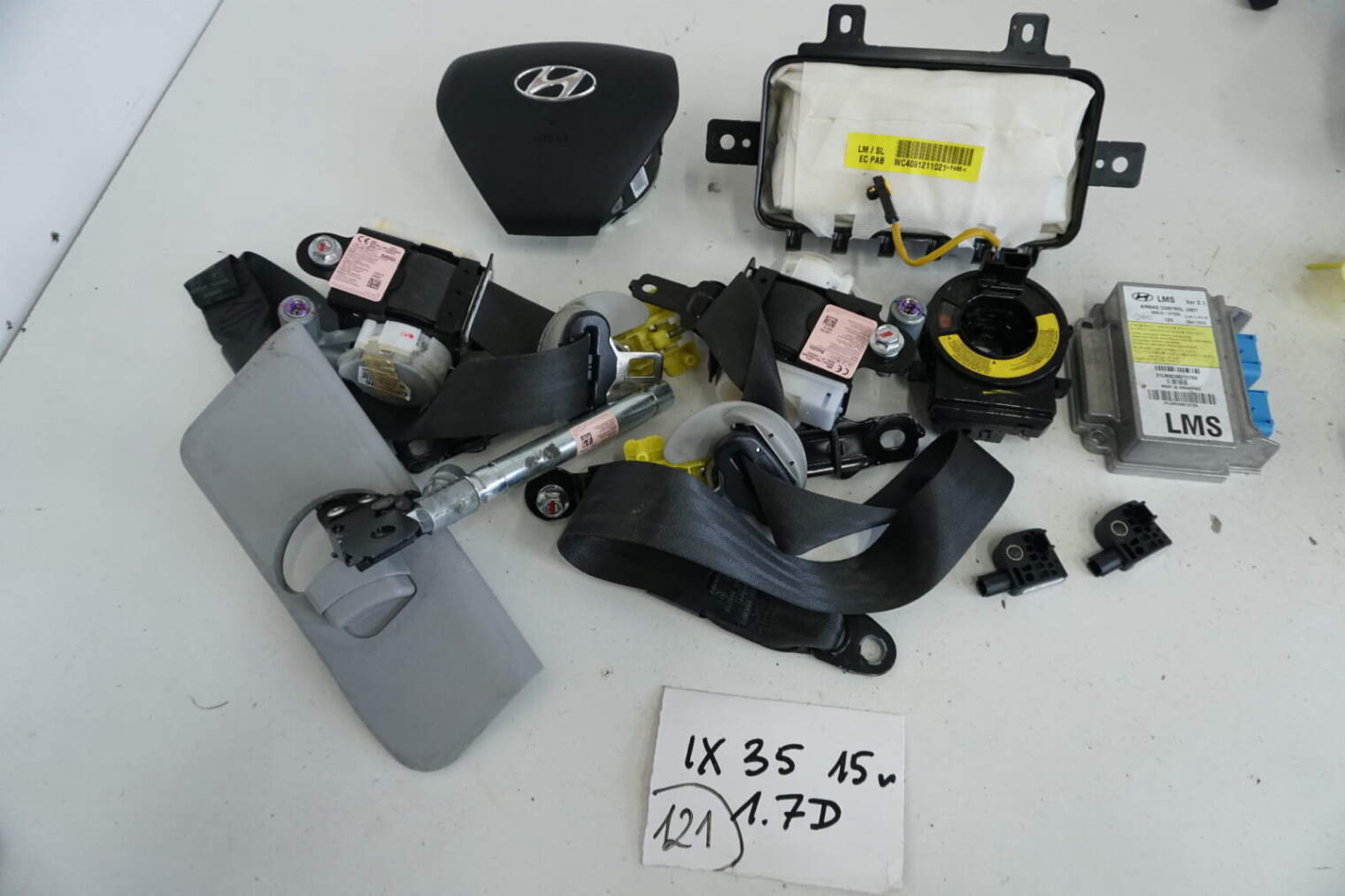 Hyundai IX35 2015r 1.7d Poduszki Powietrzne Zestaw Airbag Pasy Taśma 5910-2y200 95920-2s100