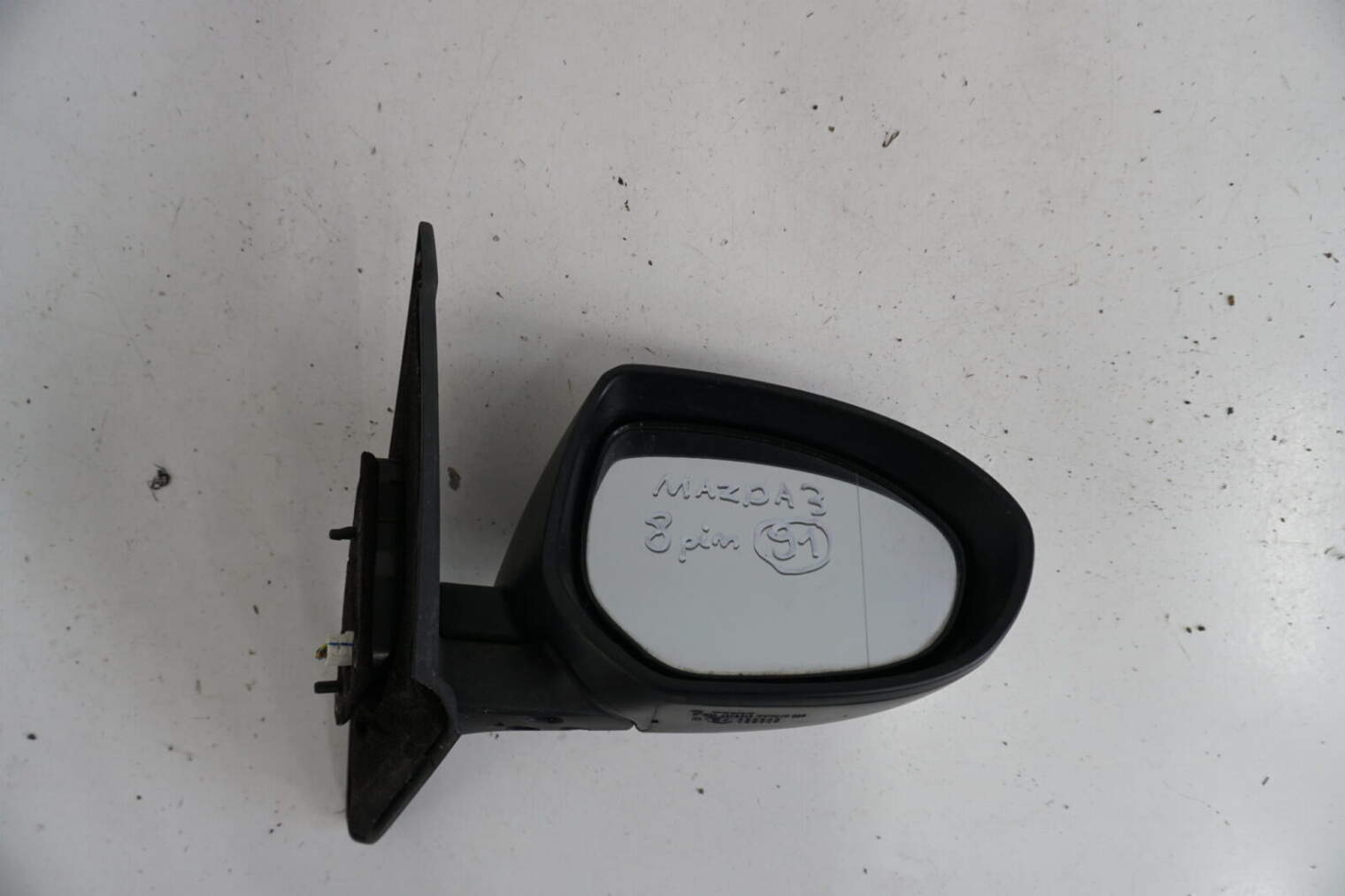 Mazda 3 Lusterko Prawe 8 Pin 022683 022684 Nr.91 - obrazek 2