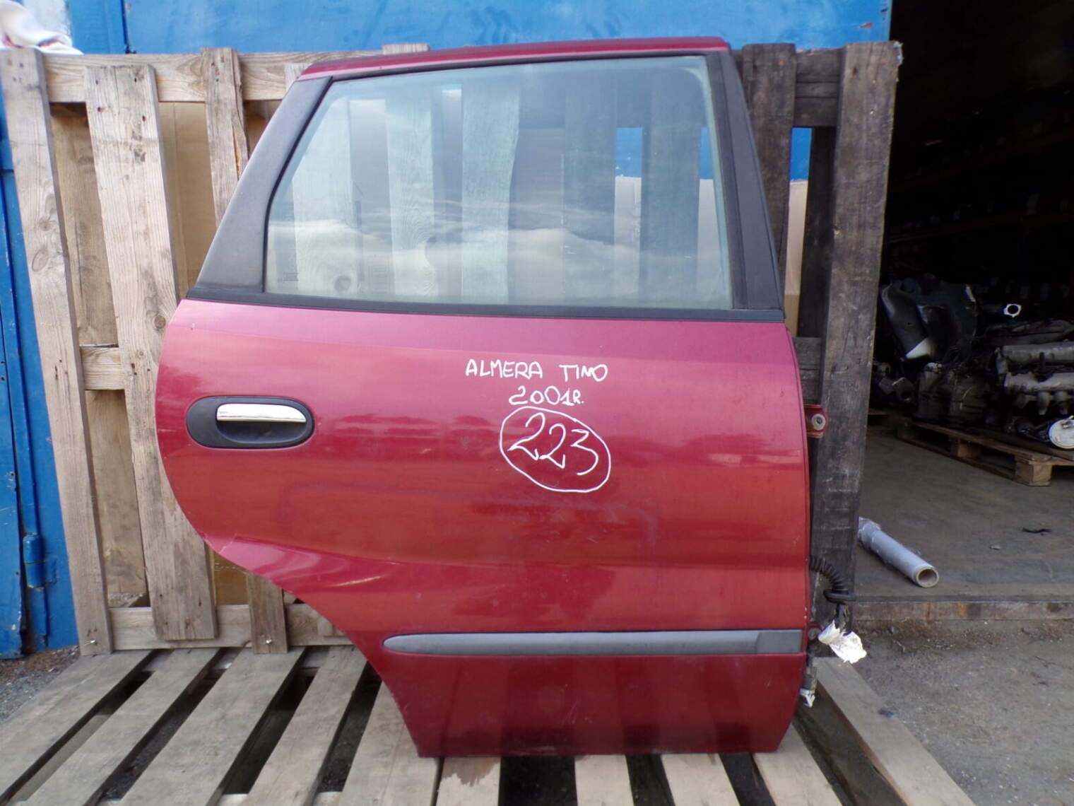 Nissan Almera Tino Prawe Tylne Drzwi Szyba