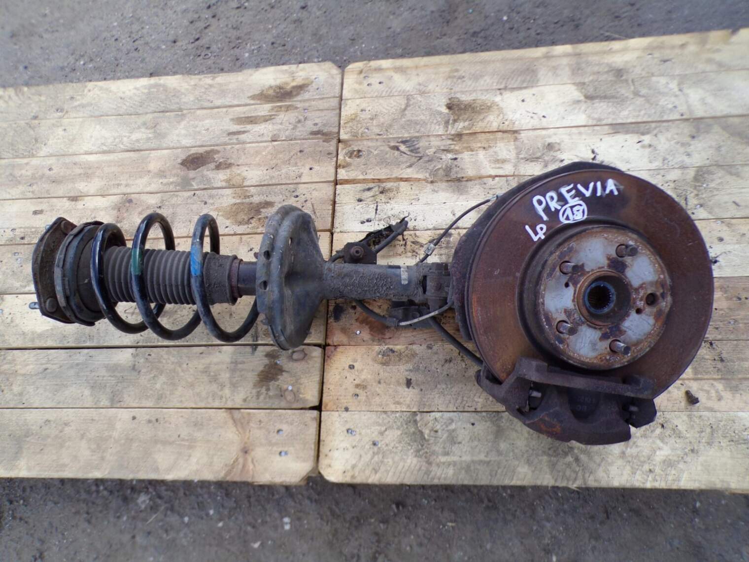 Toyota PreVIa II Mcpherson Lewy Zwrotnica Abs SPREZYNA 4321258010 4813128721