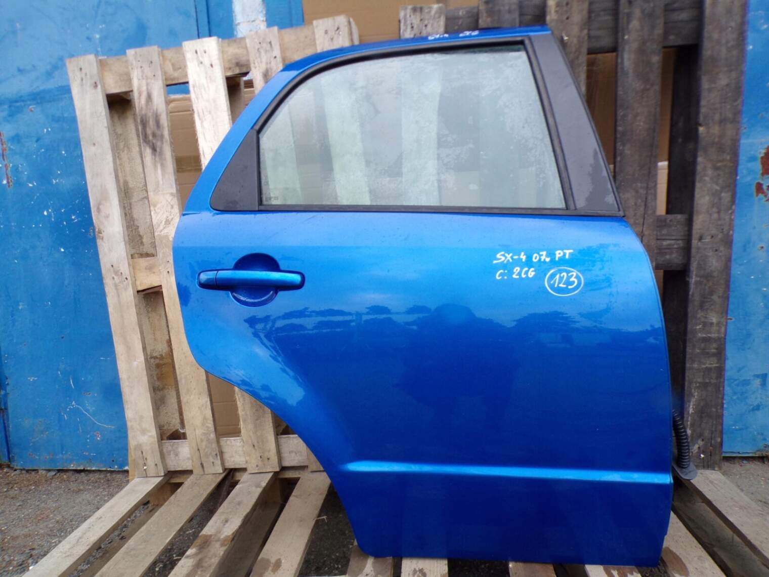 SUZUKI SX4 Drzwi Prawe Tylne ZCG Szyba Mechanizm