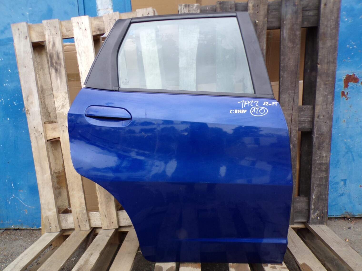 HONDA JAZZ III Drzwi Prawe Tylne B548P Szyba 73450TH5G00 ; 67510TF0G00ZZ