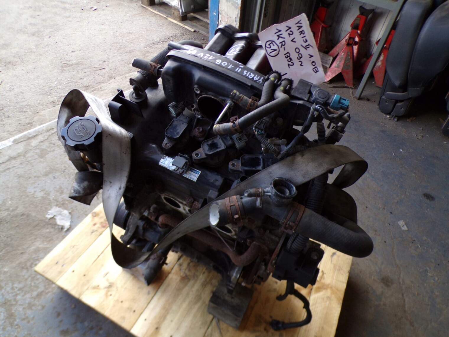 Toyota Iq 2009r 1.0b Silnik 1krfe Egr
