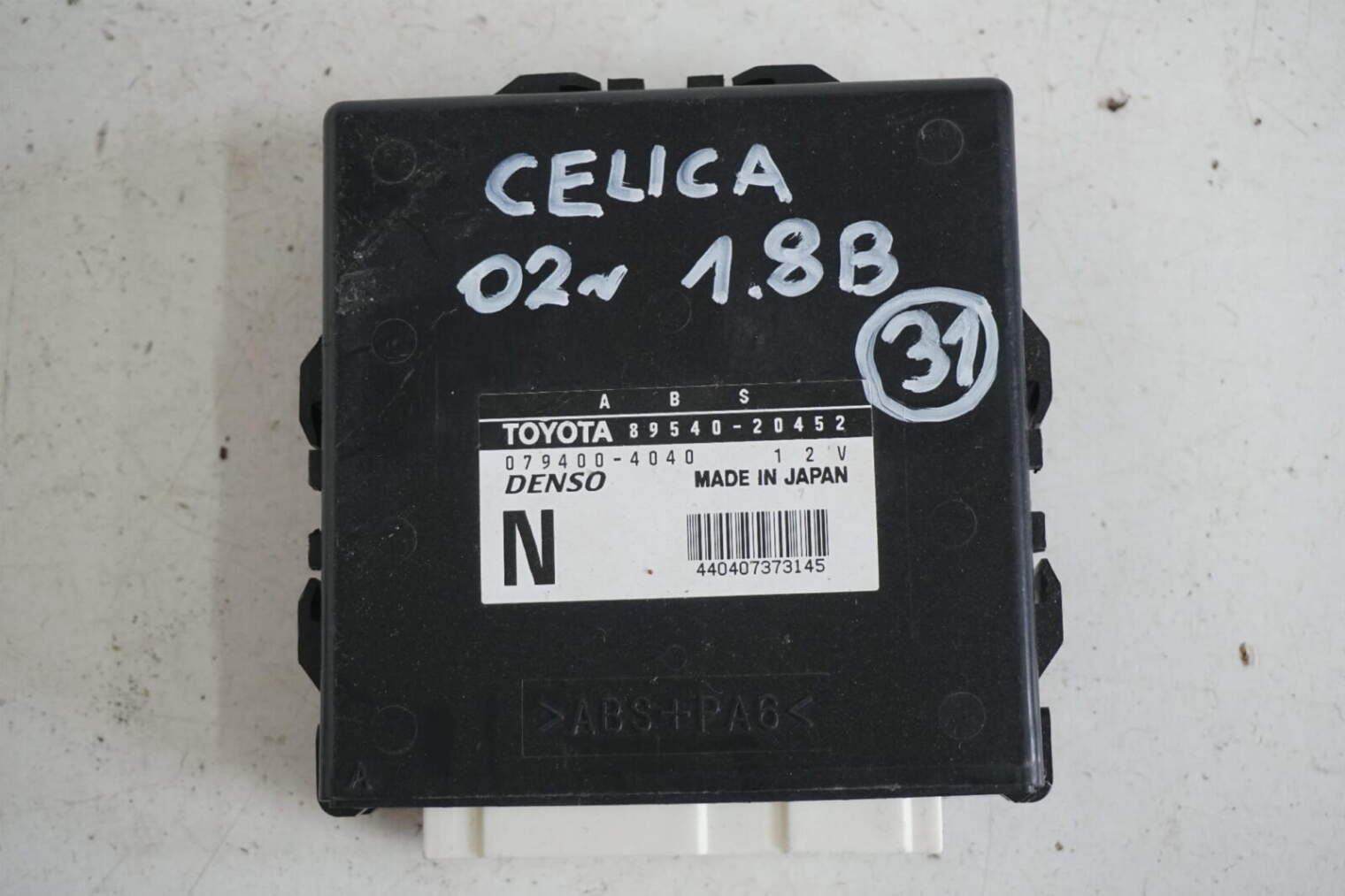Toyota Celica 2002r Moduł Sterownik Abs 89540-20452