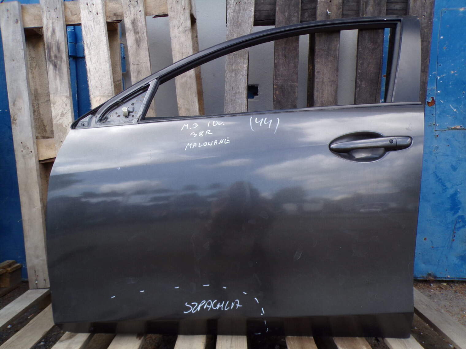Mazda 3 Bl Drzwi Lewe Przednie 38r Szyba Nr.44