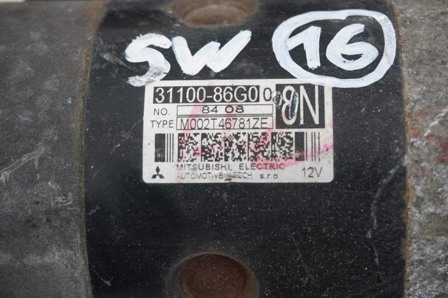 Suzuki Swift Mk6 2006r Rozrusznik 31100-86g0 - obrazek 3
