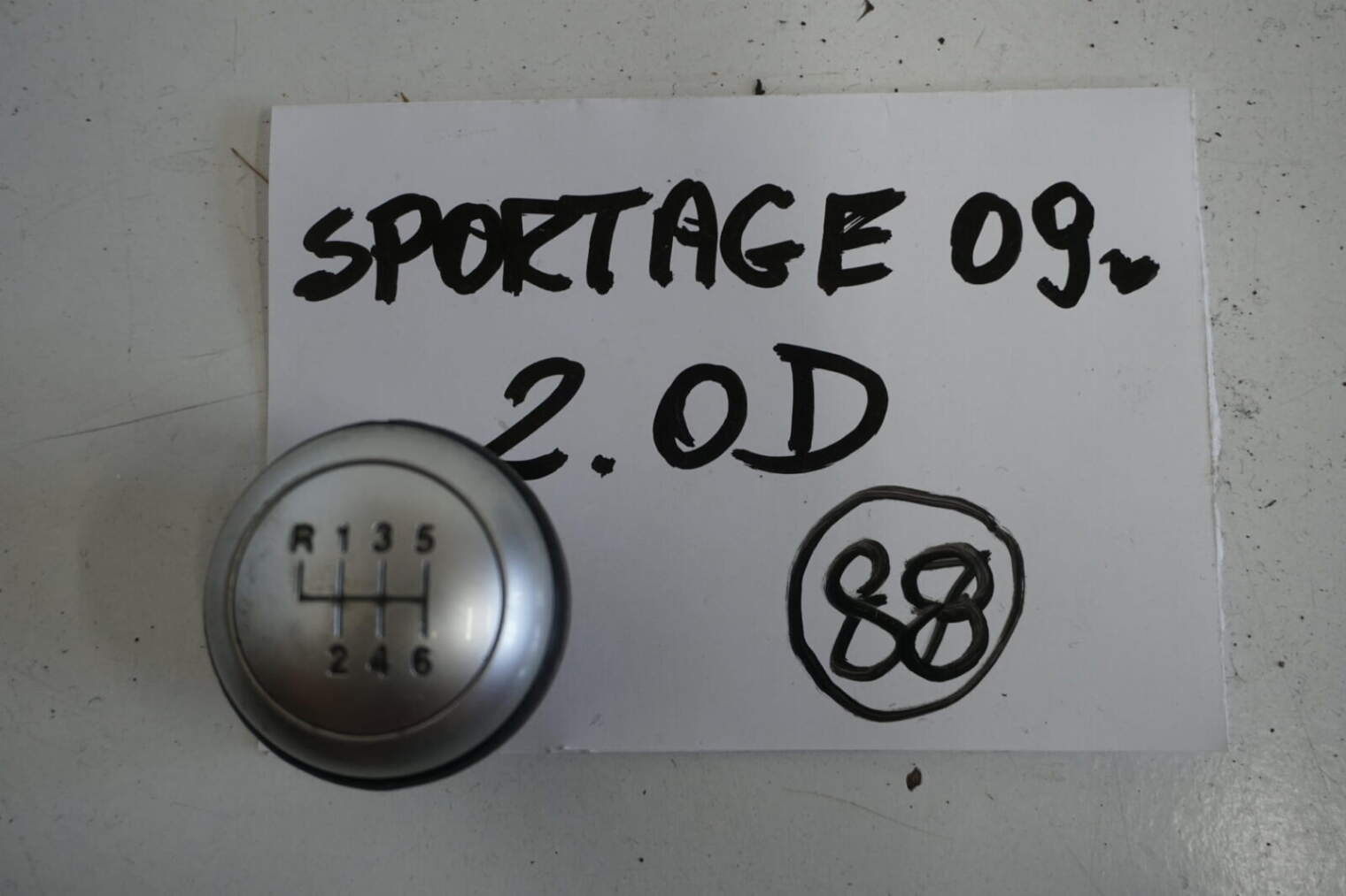 Kia Sportage II Gałka Zmiany Biegów 6 Biegów