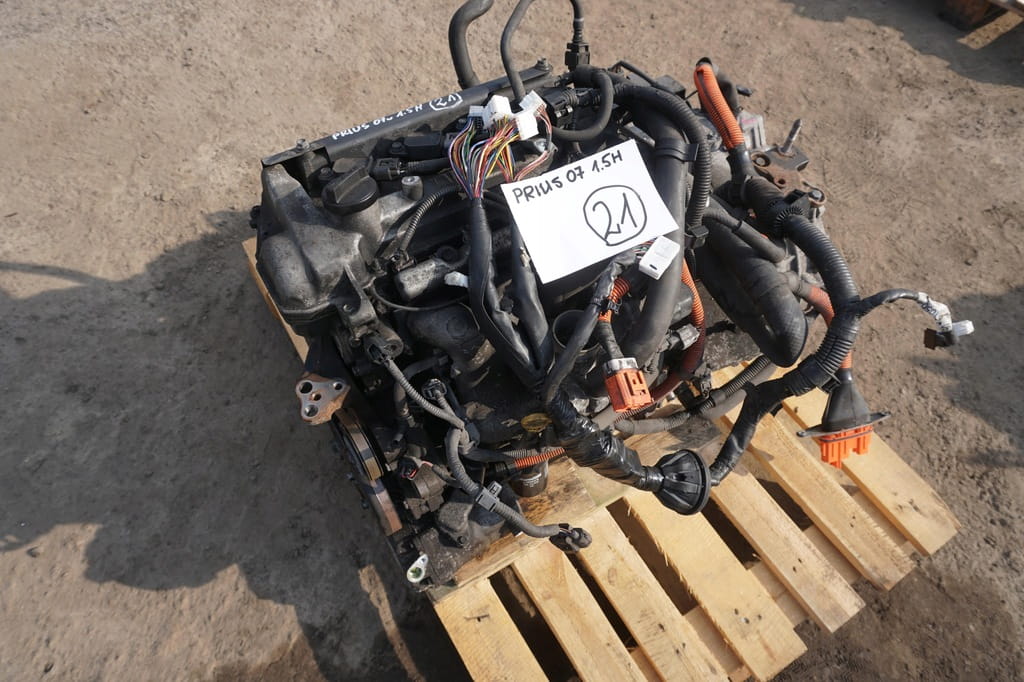 Toyota Prius II Kompletny Silnik 1.5b 1nzfxe ; 1900021801 SKRZYNIA - obrazek 8