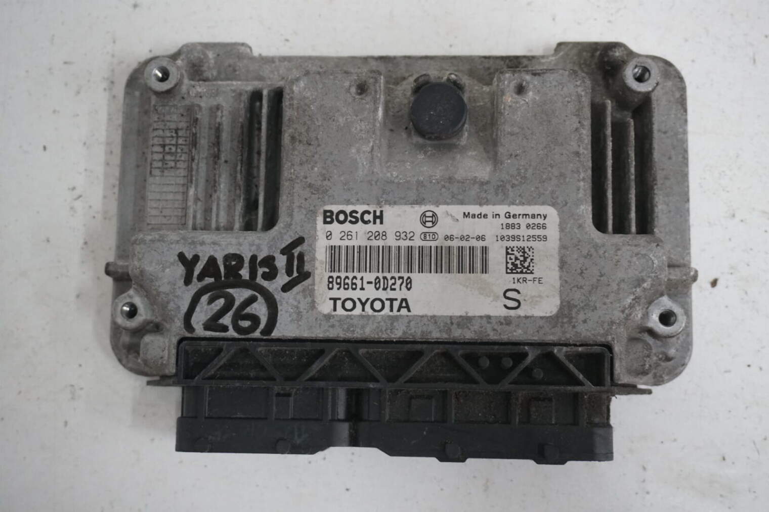 Toyota Yaris II Komputer Sterownik Silnika 89661-0d270