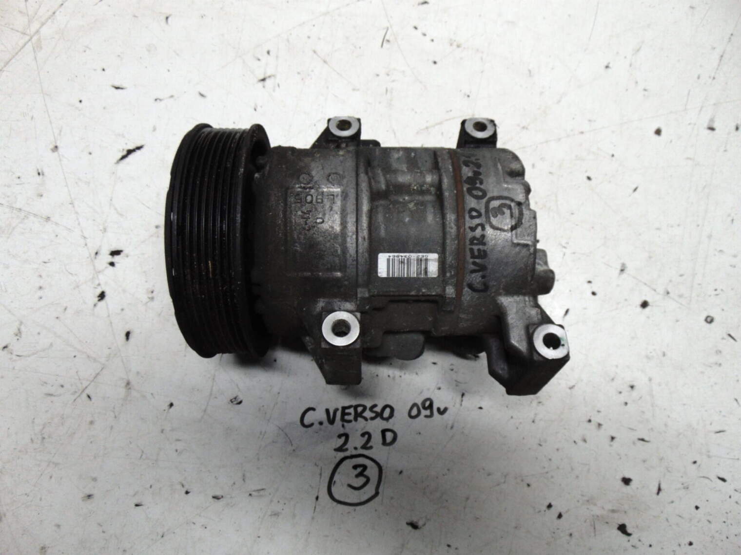Toyota Corolla Verso 2009r 2.2d Kompresor Klimatyzacji 447220-9399