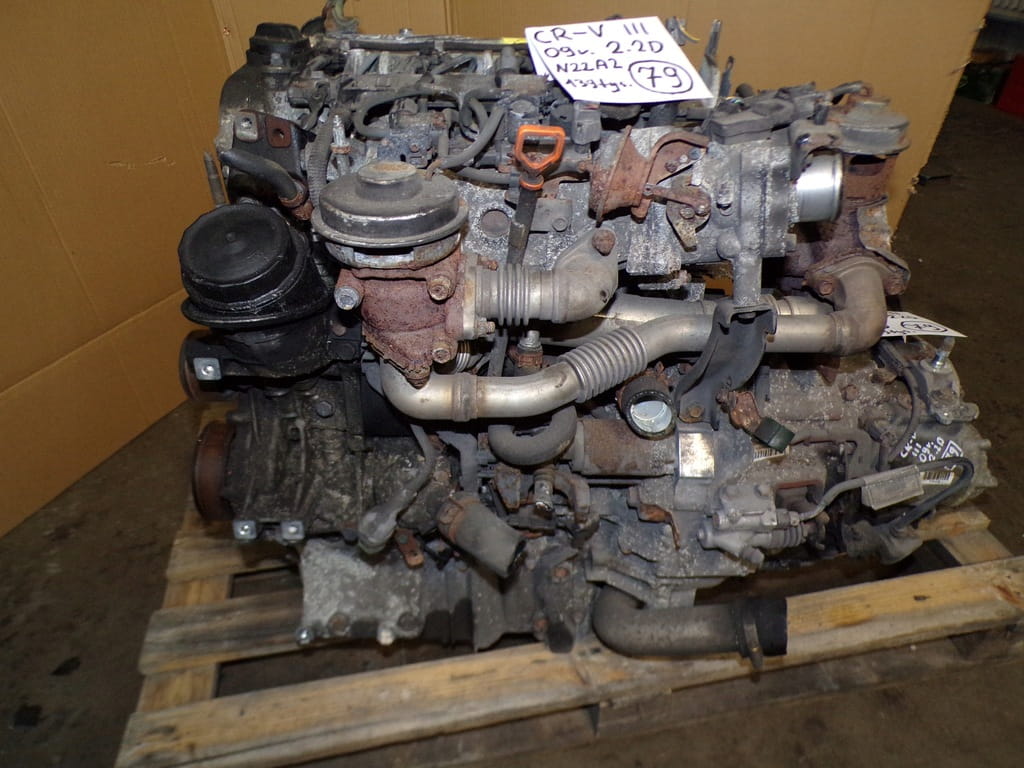 Honda Cr-V III 2009r Silnik 2.2d N22a2 Blok Wtryskiwacze Głowica NR.79 - obrazek 2