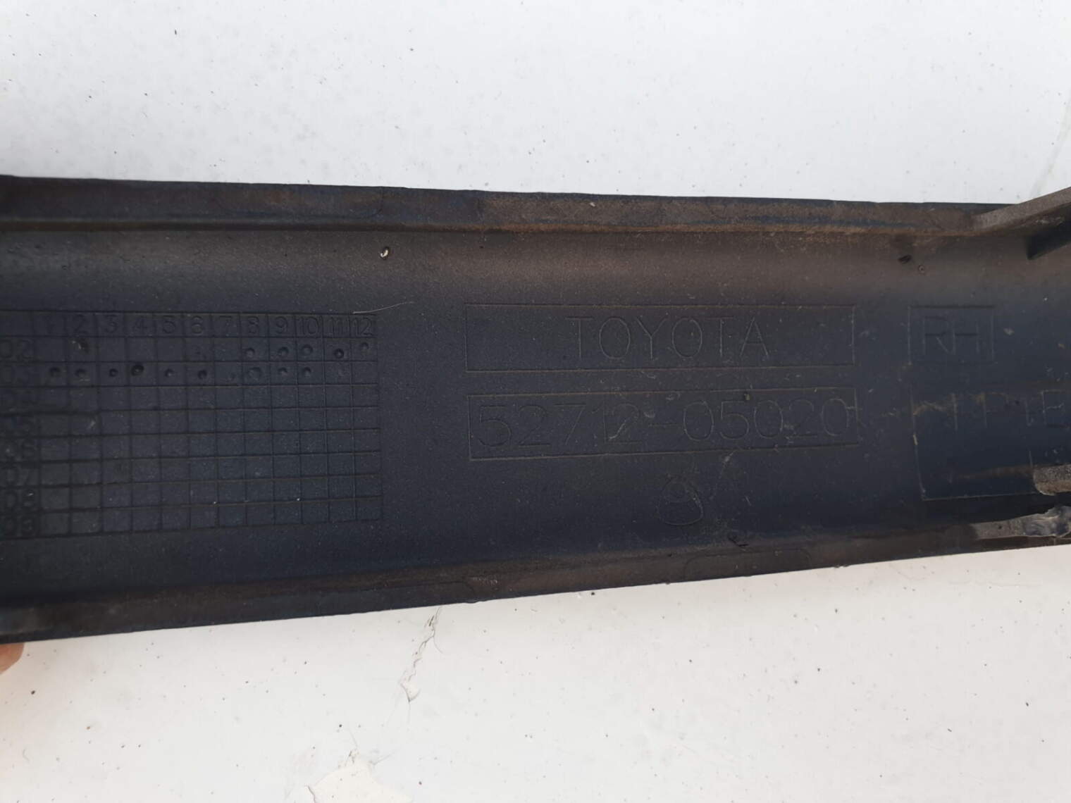 Toyota Avensis T25 Listwa Nakładka Zderzaka Prawa Przód 4q9 52712-05020 - obrazek 6