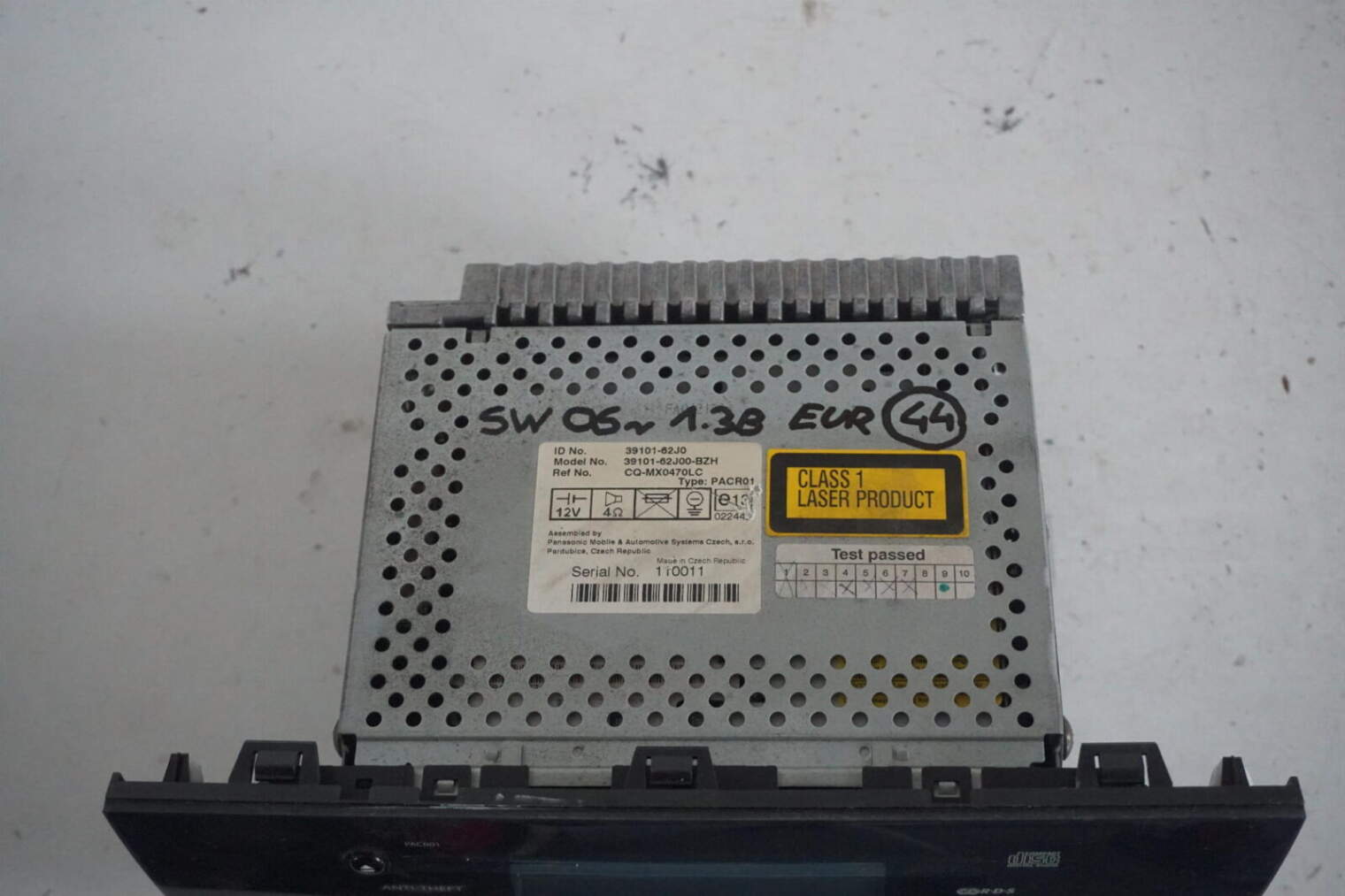 Suzuki Swift Mk6 III Radio Cd 39101-62j0 - obrazek 2