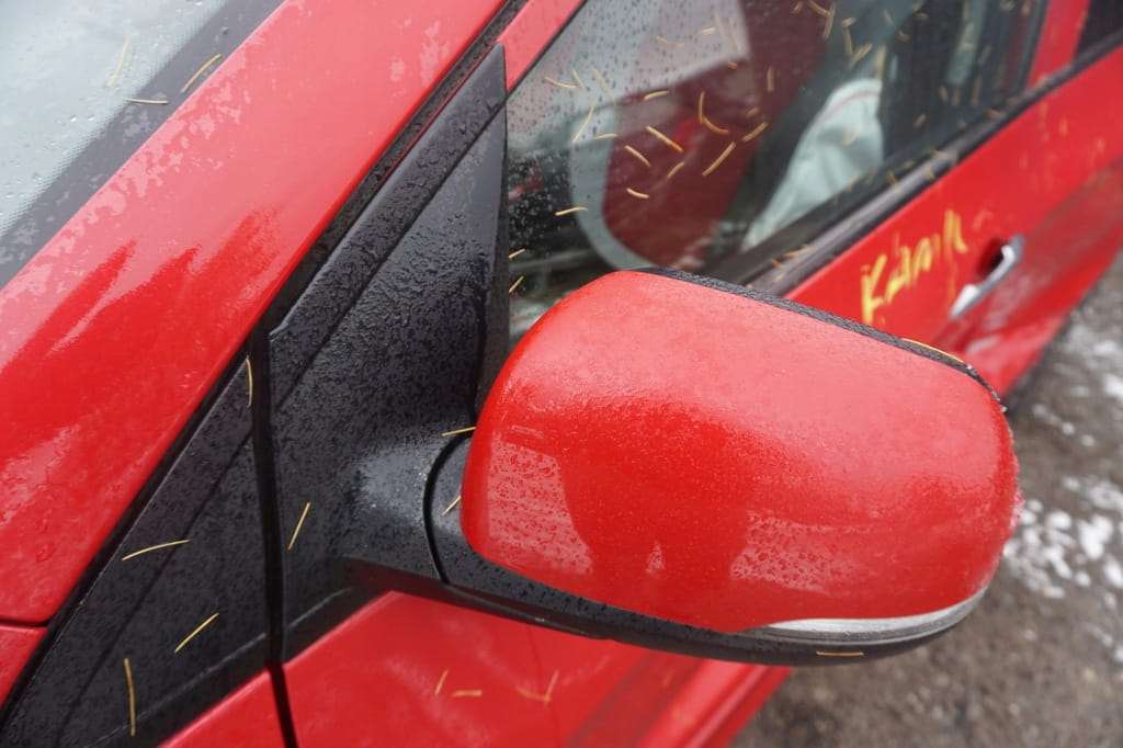 Kia Picanto II Lusterko Lewe Beg Czerwone