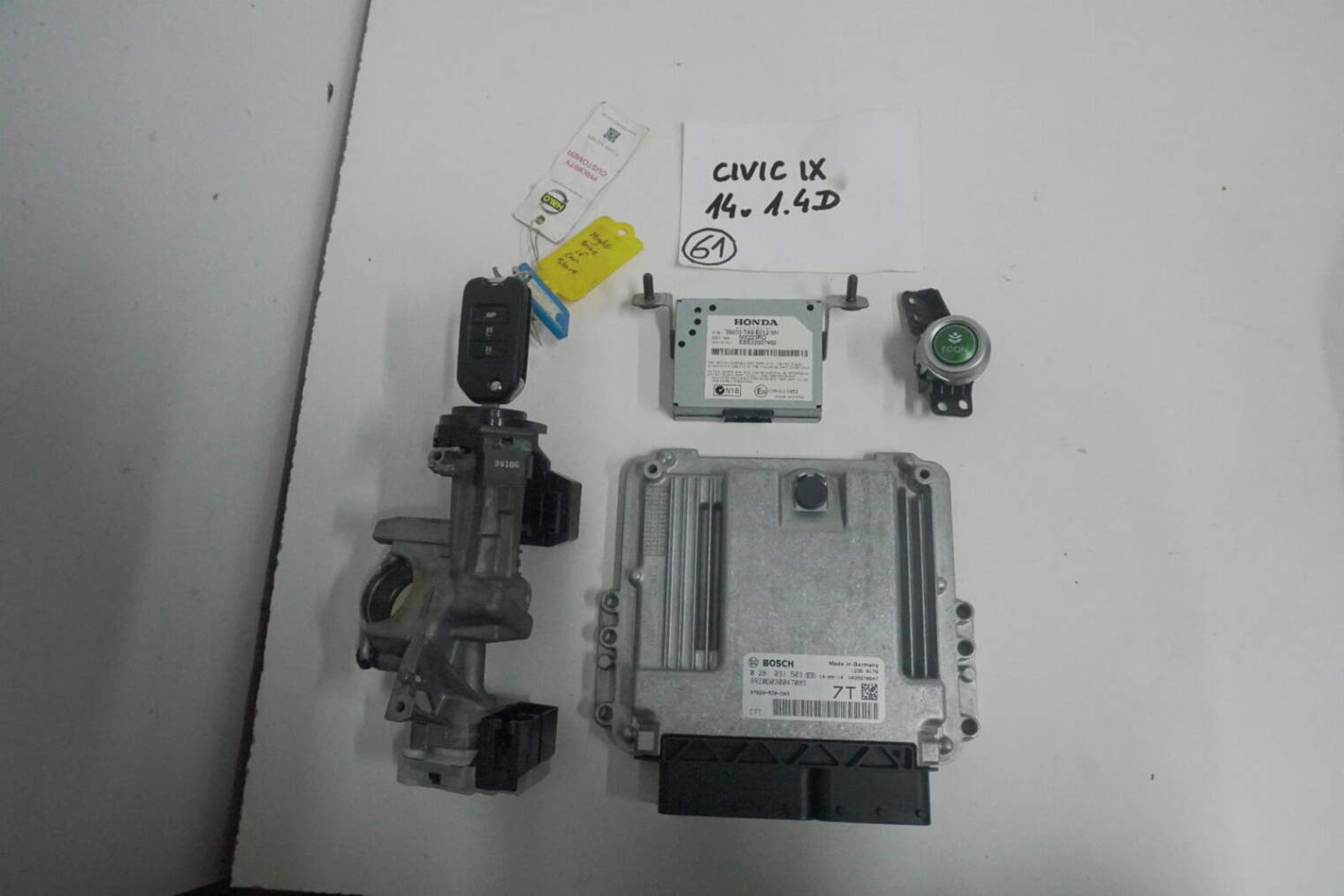 Honda CIVIc IX Komputer Sterownik Silnika 37820-Rz0-D03