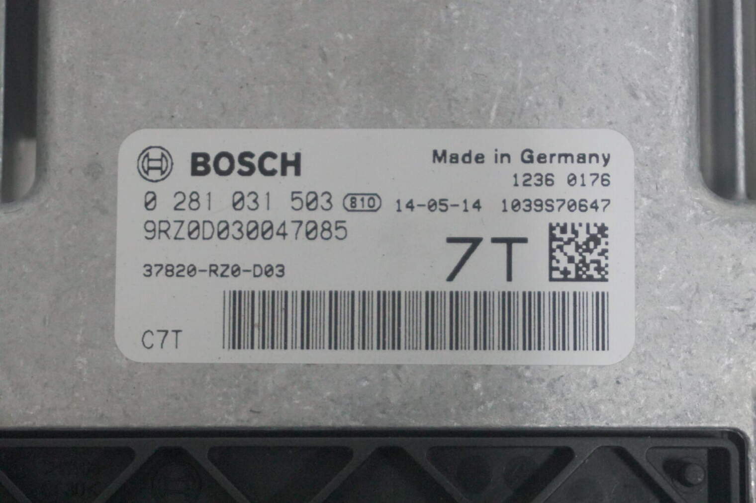 Honda CIVIc IX Komputer Sterownik Silnika 37820-Rz0-D03 - obrazek 2