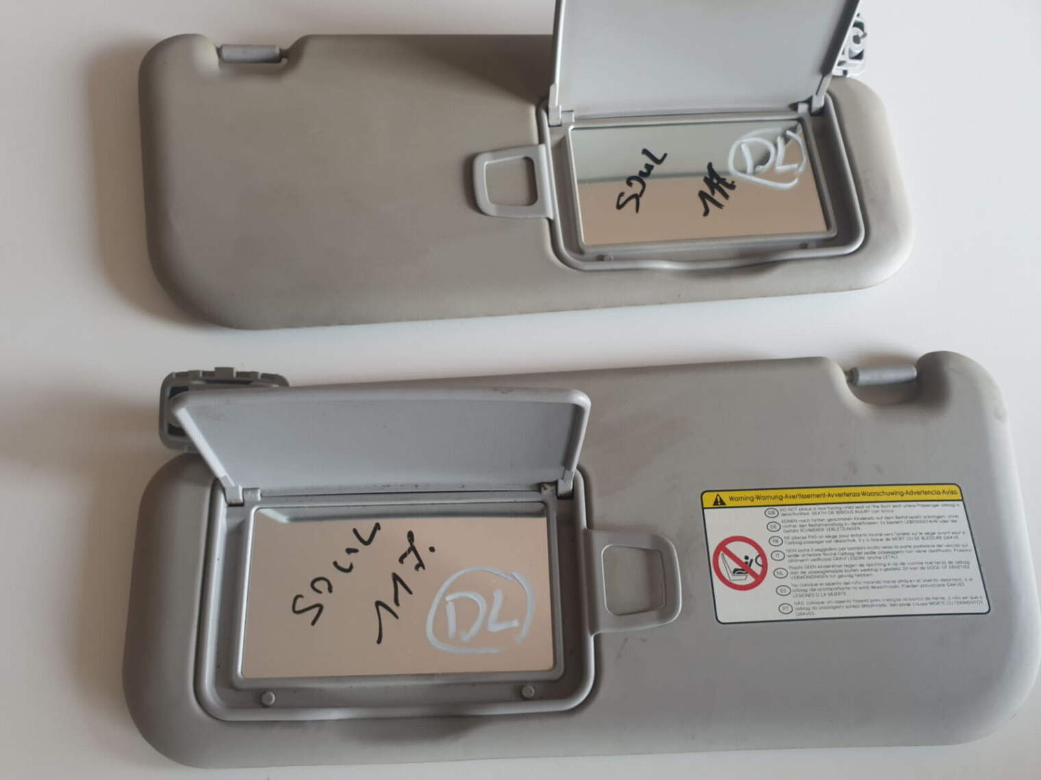 Kia Soul I 2011r Osłona Przeciwsłoneczna Prawa Lewa Kpl - obrazek 4